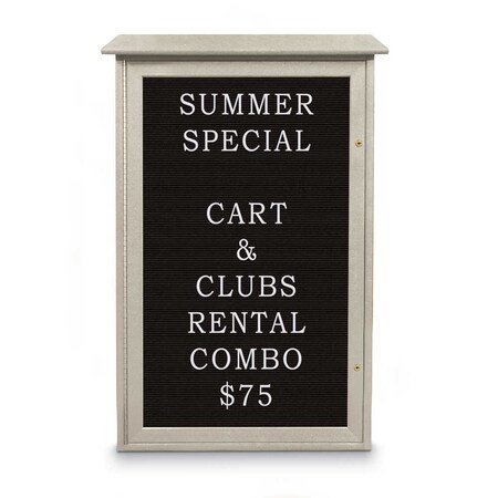 United Visual Products Indoor Enclosed Combo Board, 72"x36", White Frame/Burgundy & Dark Spruce UVCB7236W-BURGUN-DRKSPR